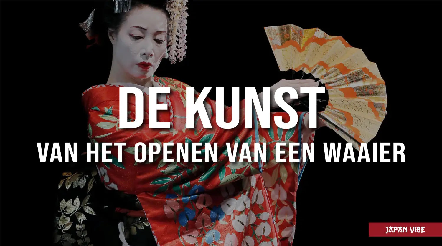 japanse waaier openen