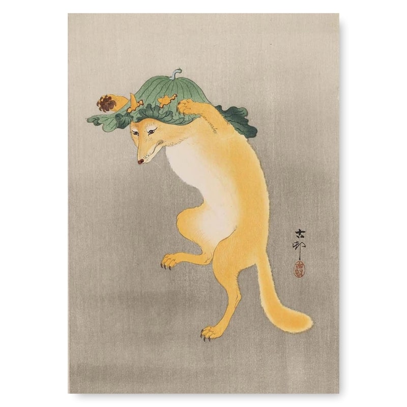Japanse Muurdecoratie - Kitsune