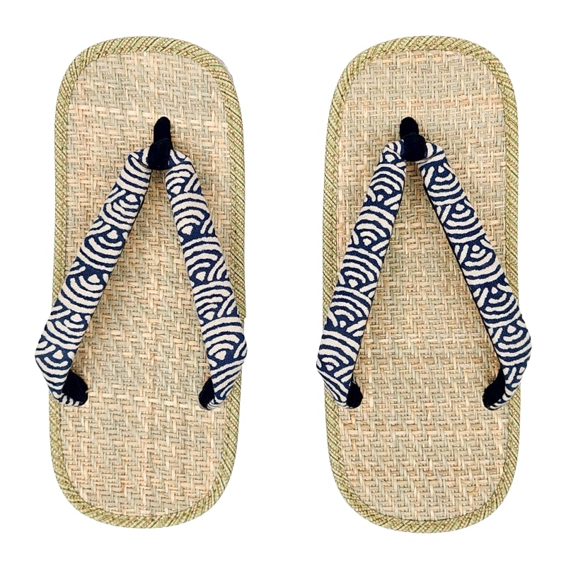 Japans Zori Slippers - Hanao Seigaiha