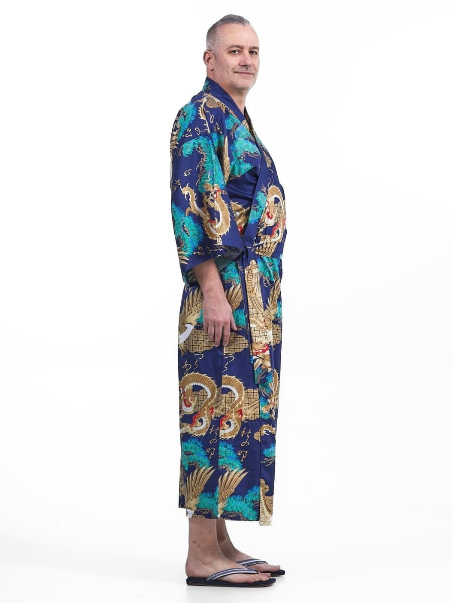 Japanse Kimono Heren - Ryū to Washi