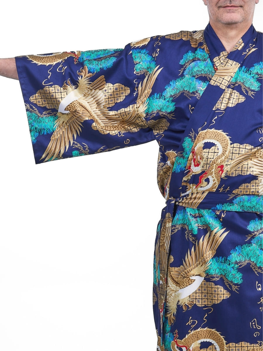 Japanse Kimono Heren - Ryū to Washi