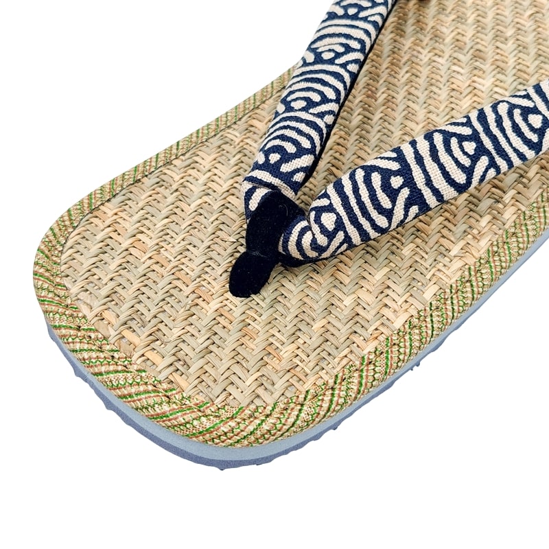 Japans Zori Slippers - Hanao Seigaiha