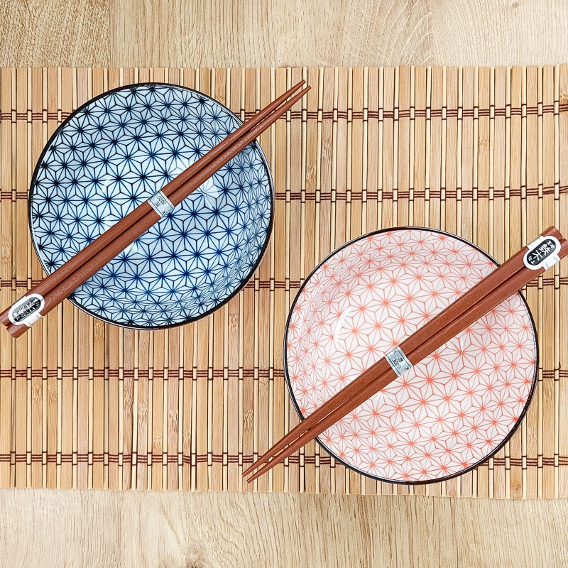 Set van 2 Japanse Kommen - Asanoha