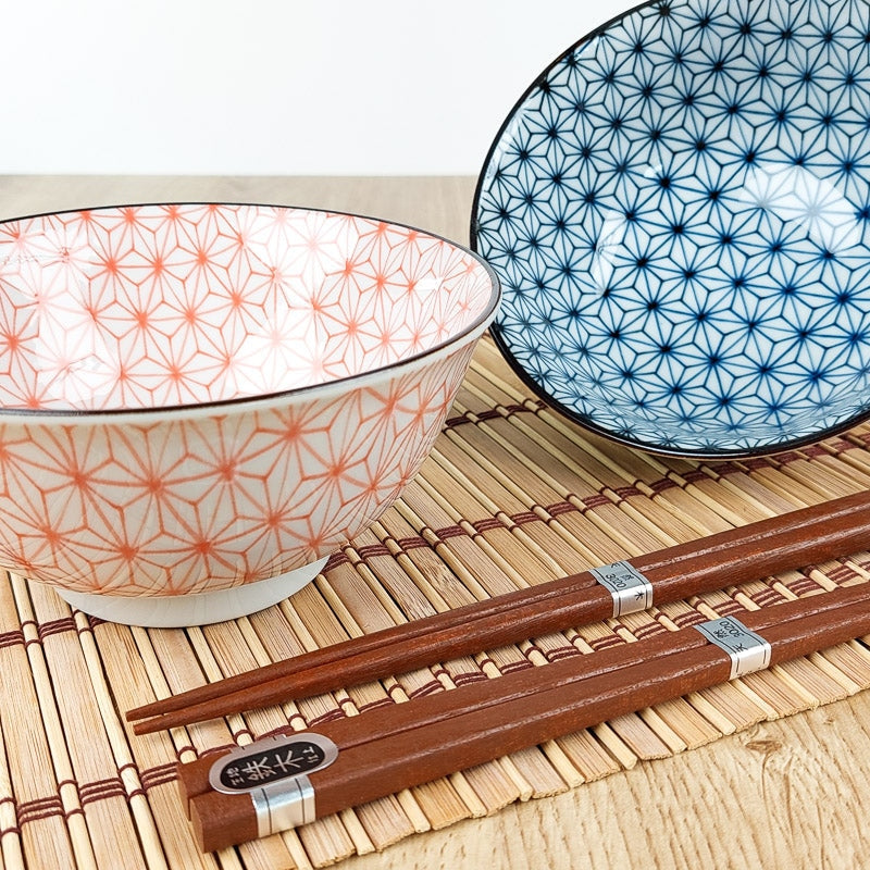 Set van 2 Japanse Kommen - Asanoha