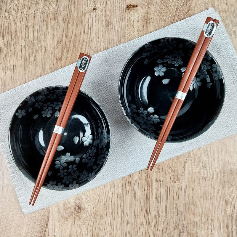 Set van 2 Japanse Kommen - Hanami