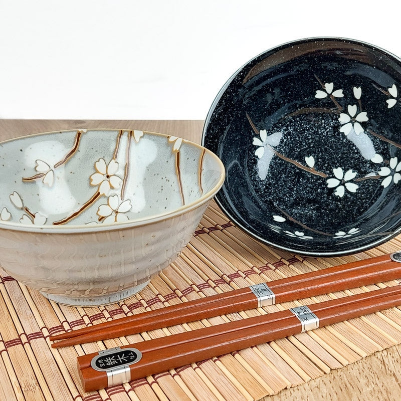 Set van 2 Japanse Kommen - Kersenbloesem