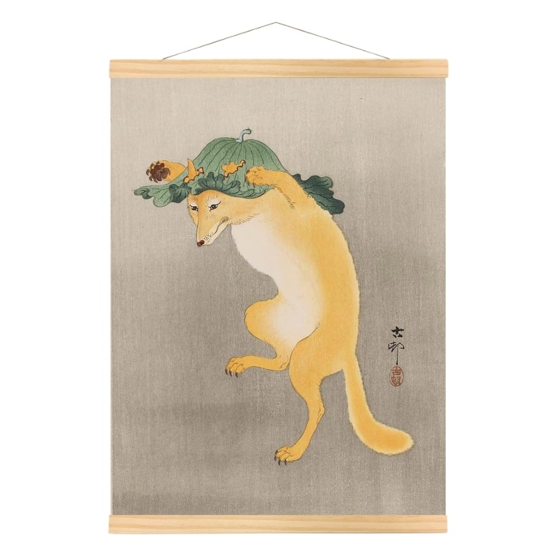 Japanse Muurdecoratie - Kitsune