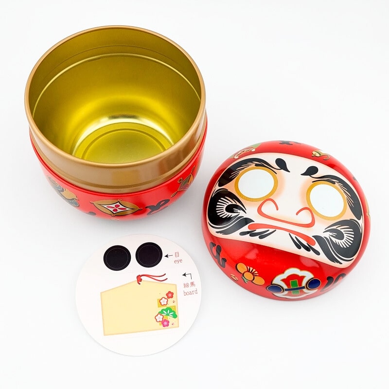 Rode Metalen Theebus - Daruma