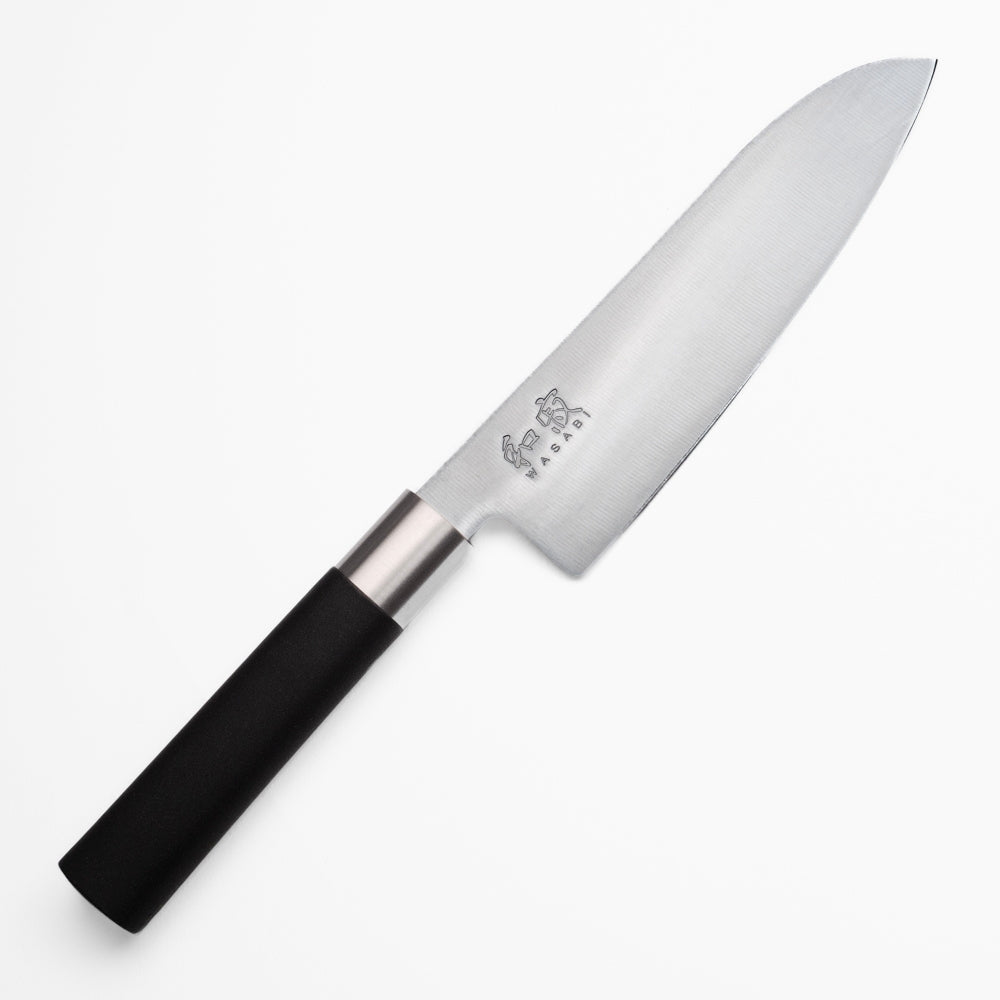 Wasabi Black Santoku Mes – 16,5 cm