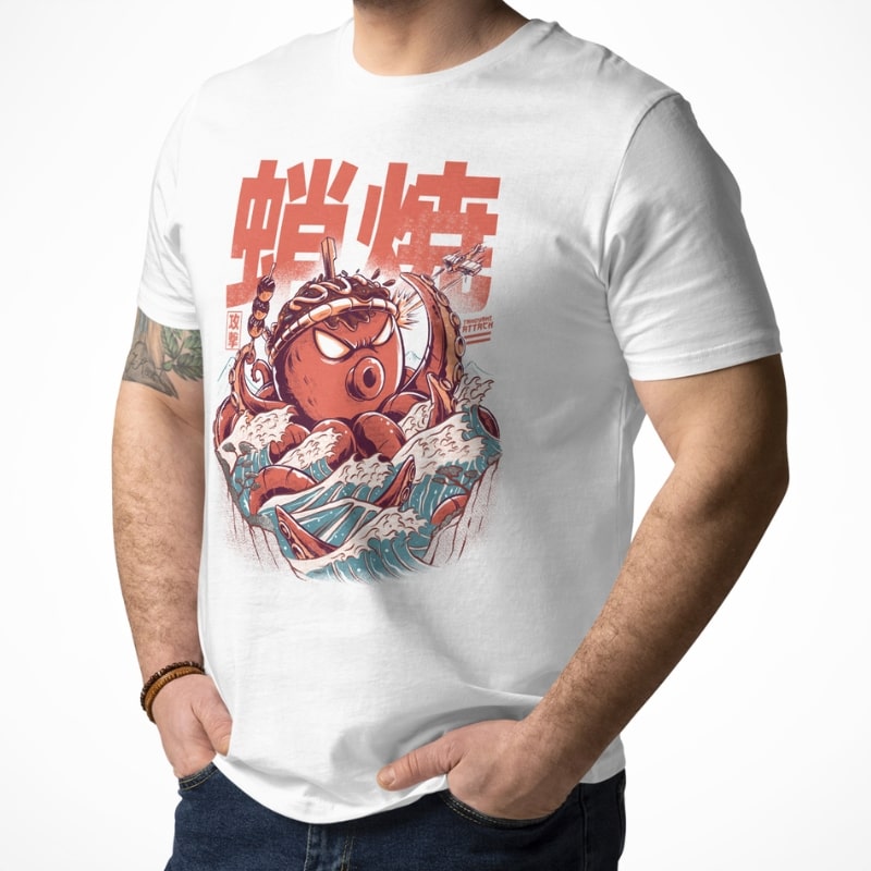 Japans T-Shirt - Takoyaki Attack