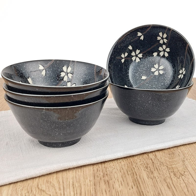 Set van 5 Japanse Kommen - Lente