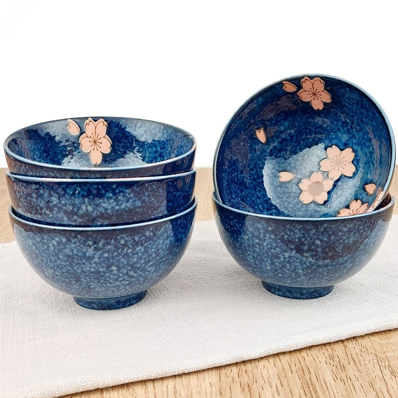 Set van 5 Japanse Kommen - Sakura