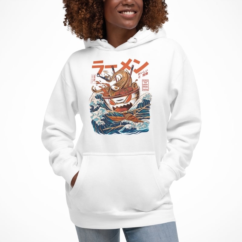 Japanse Hoodie - The Great Ramen Of Kanagawa