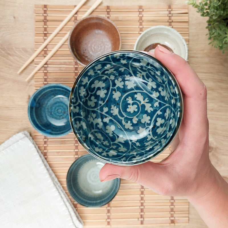 Set van 6 Kleine Japanse Kommen