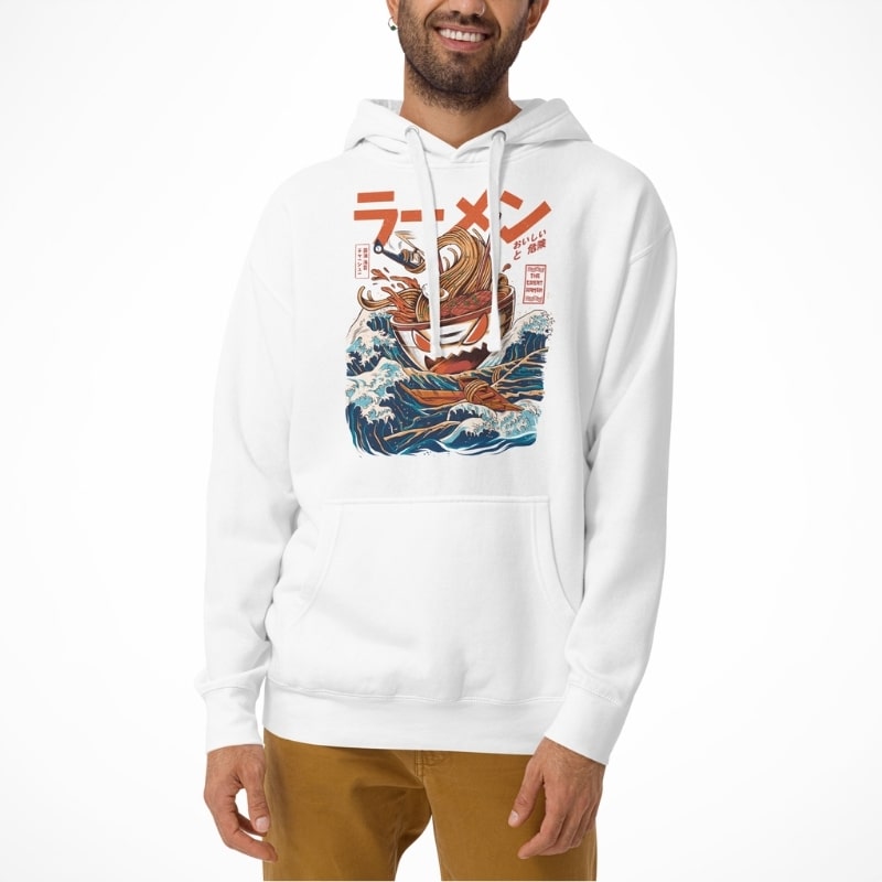 Japanse Hoodie - The Great Ramen Of Kanagawa