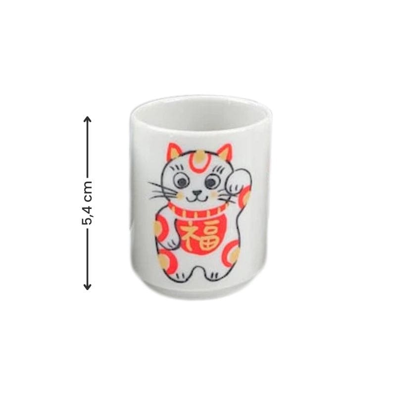 Set Sake Glazen - Maneki Neko