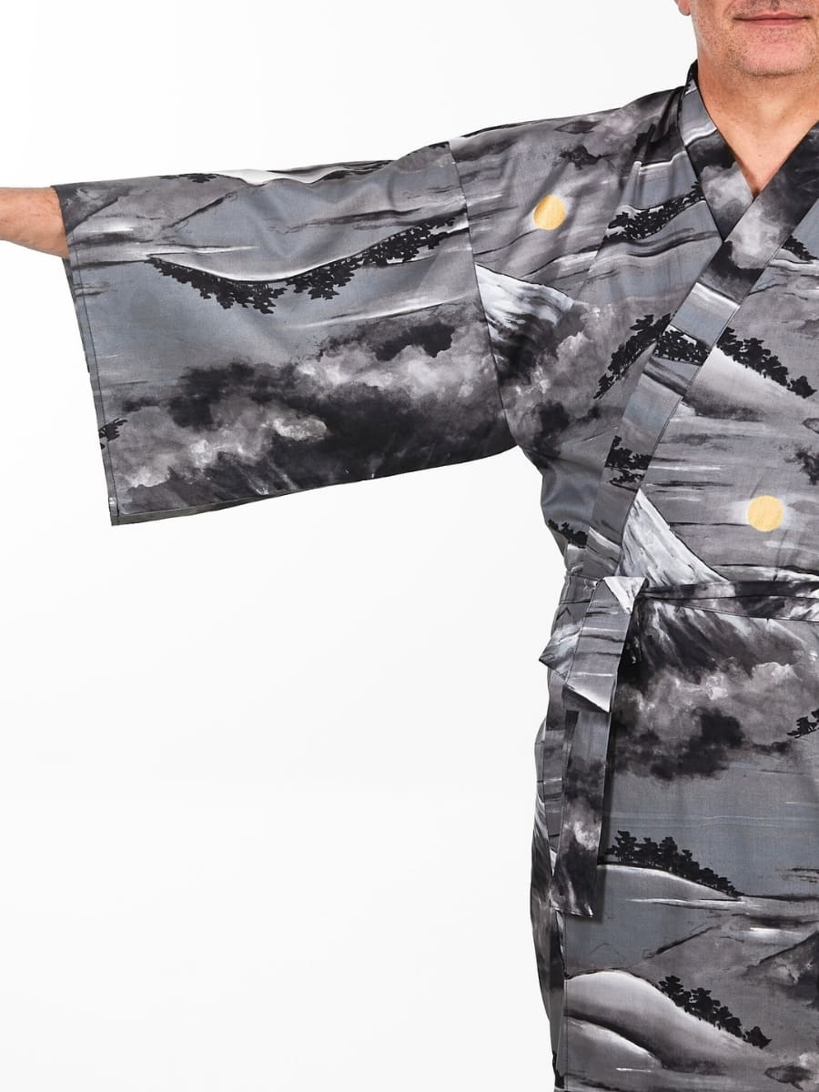 Kimono Yukata Heren - Berg Fuji