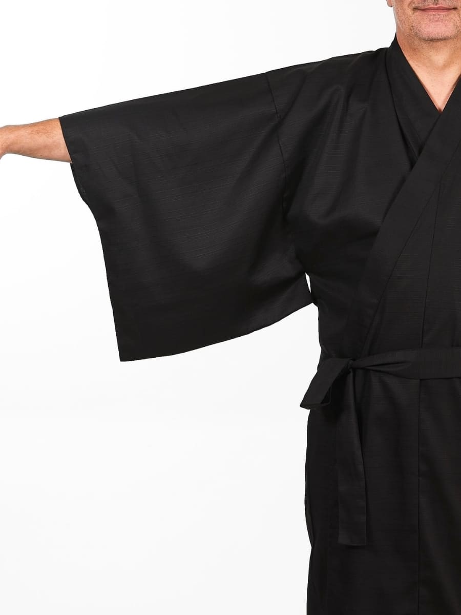 Japanse Kimono Heren - Zwart