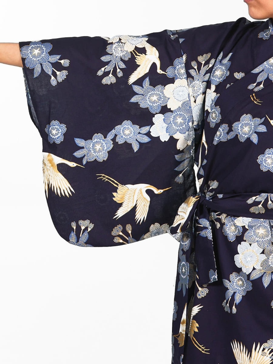 Kimono Yukata Dames - Sakura to Tsuru