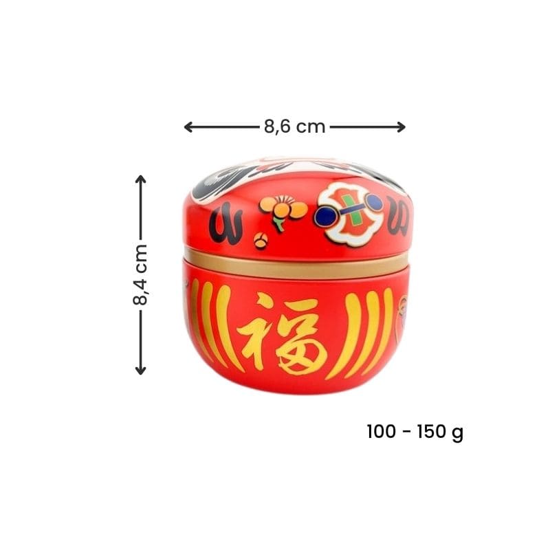 Rode Metalen Theebus - Daruma