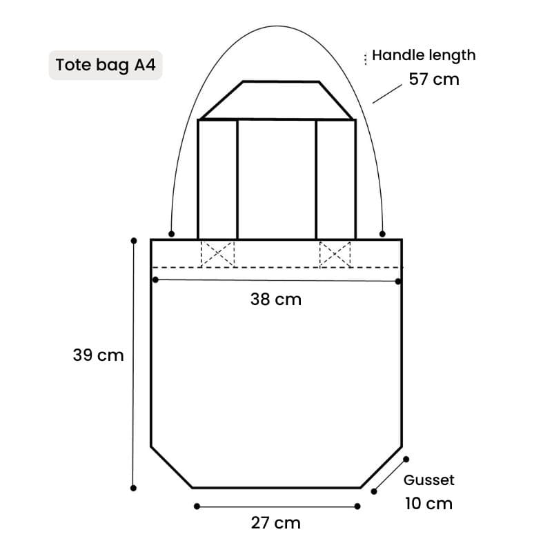 Tote Bag - Ivoor Shiba Daruma