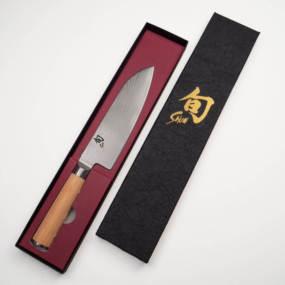 Santoku mes Shun Classic Wit 18 cm