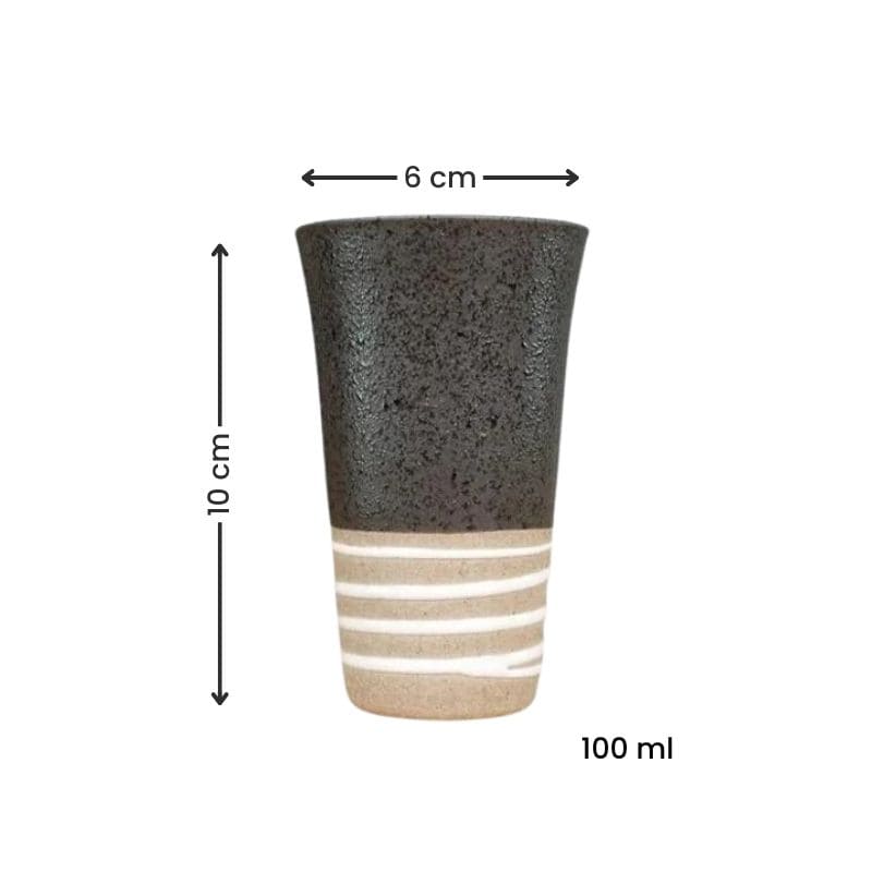 Japanse Terracotta Beker - Zwart