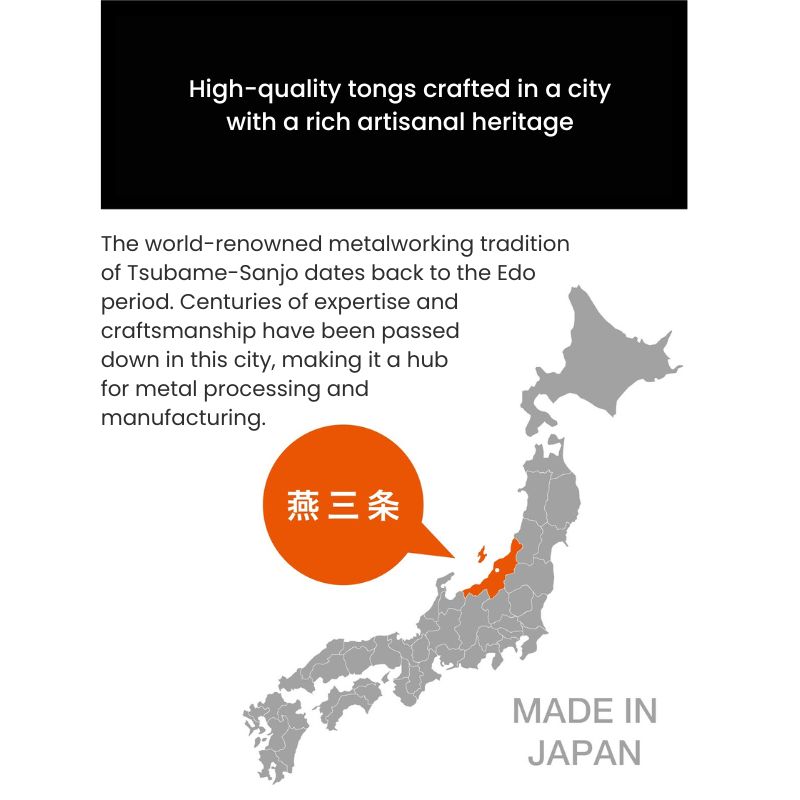 Japanse Roestvrijstalen Keuken Tang - 18 cm