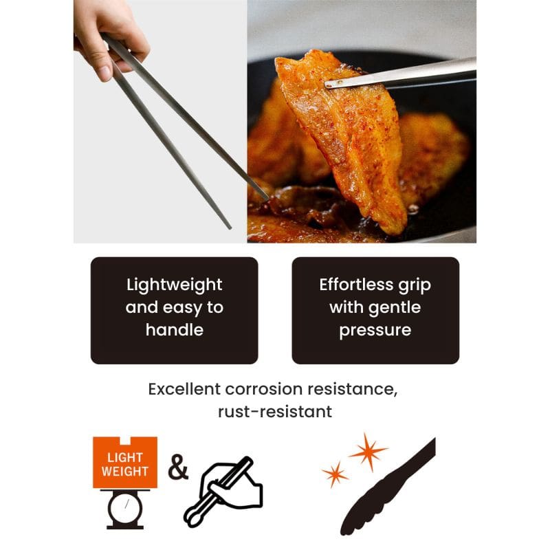 Japanse Roestvrijstalen Keuken Tang - 28 cm
