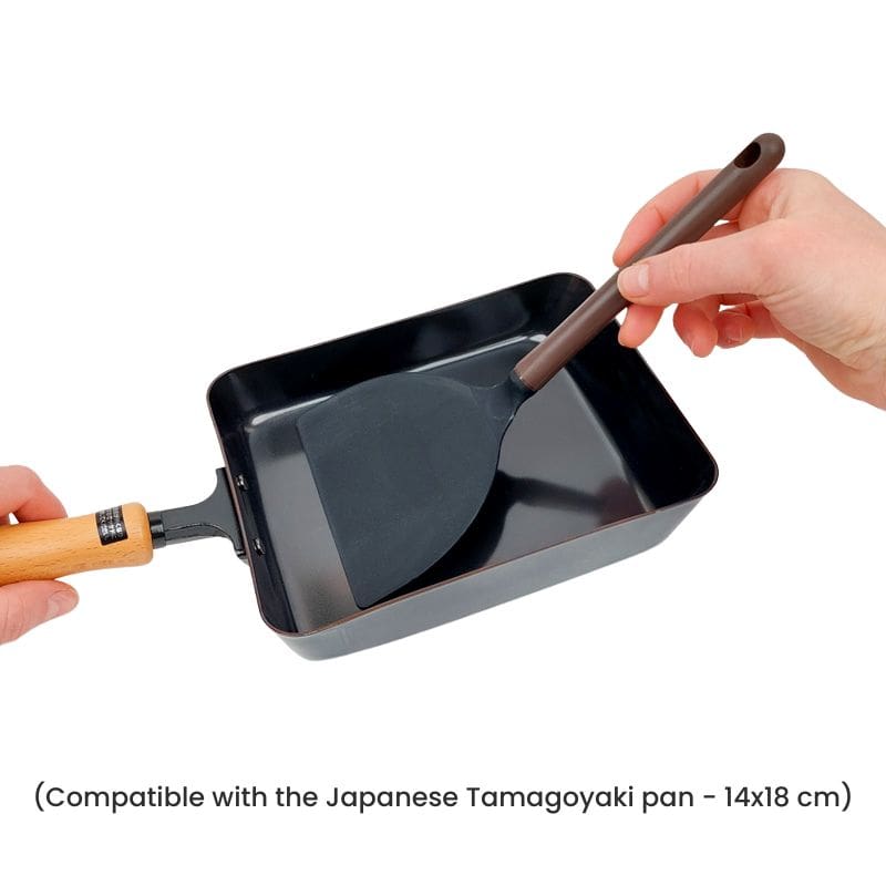 Japanse Platte Tamagoyaki Spatel
