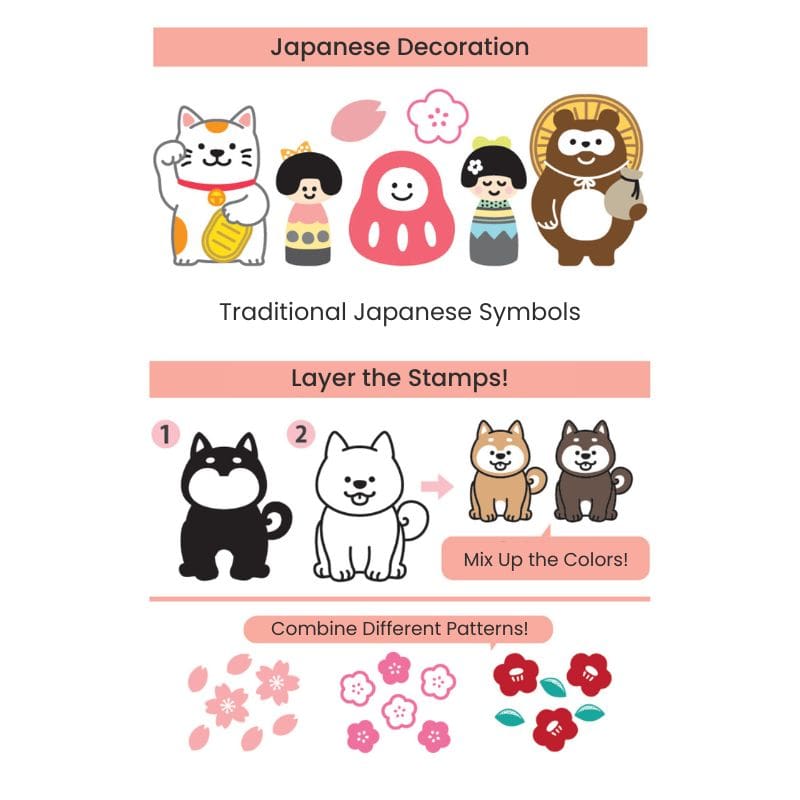 Clear Stamps - Japanse Fuku