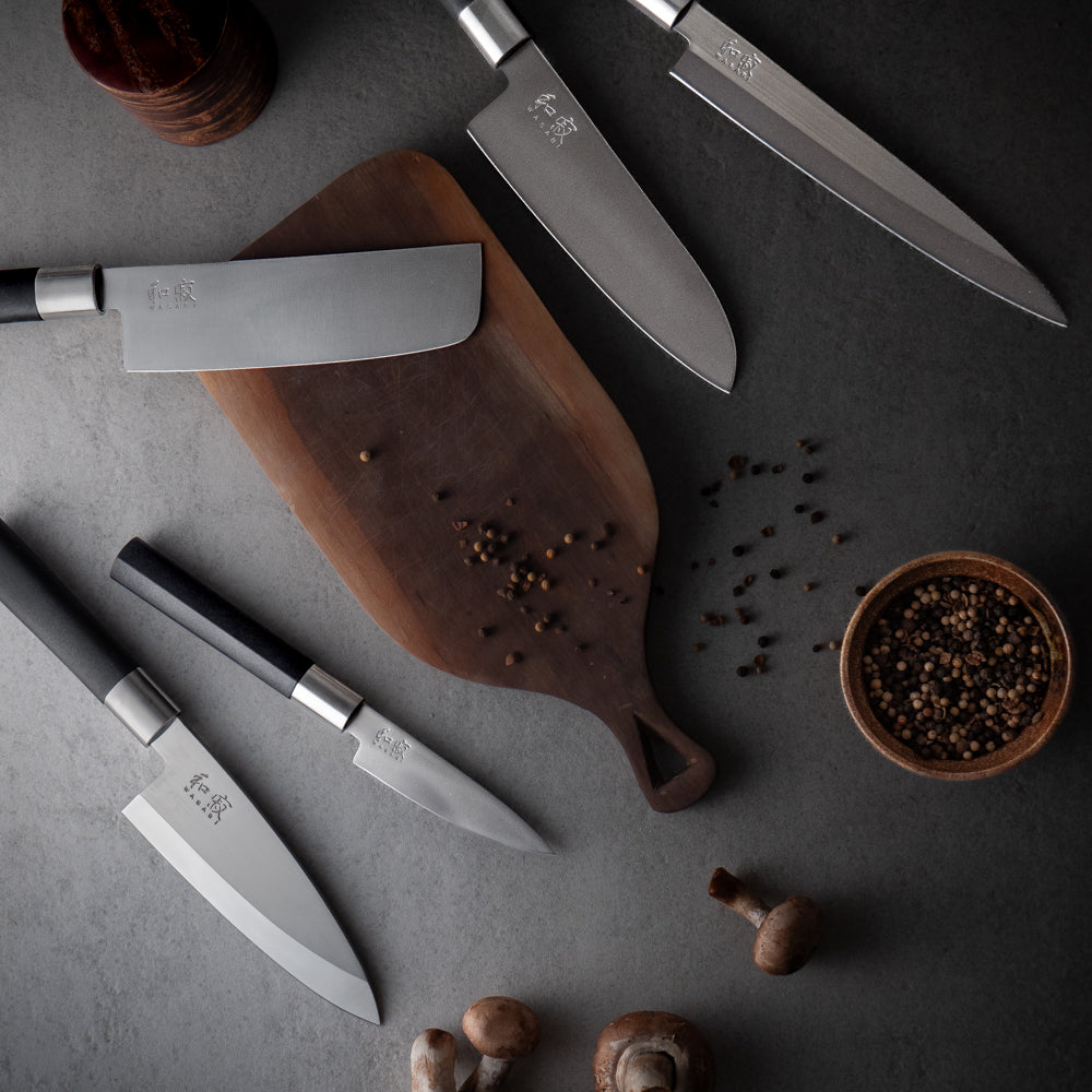 Wasabi Black Santoku Mes – 16,5 cm