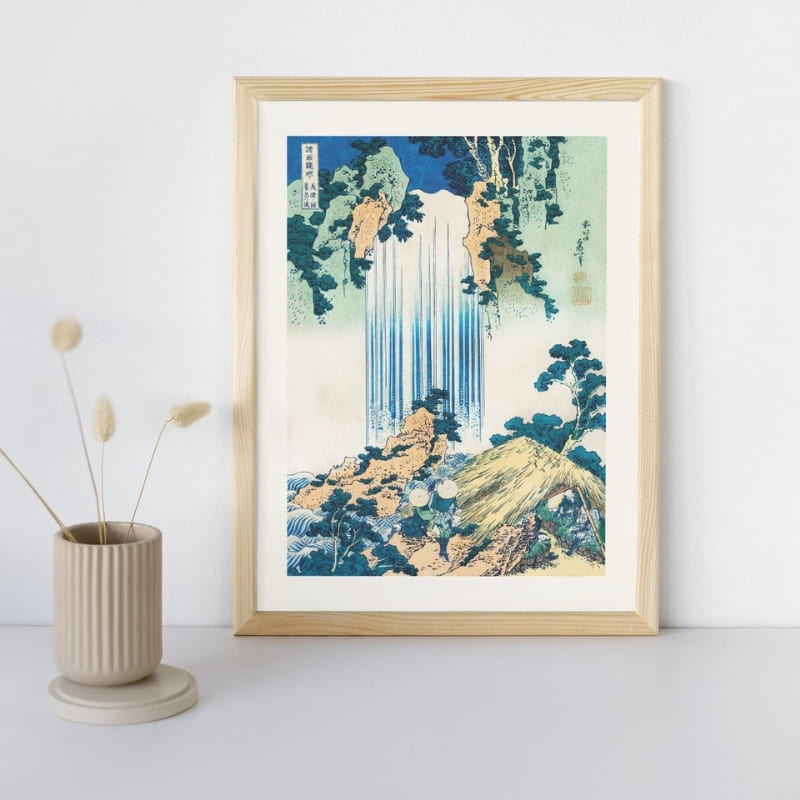 Japanse Poster - Yoro Waterval