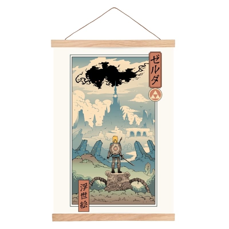 Affiche Japonaise Ukiyo-e La Légende - A3