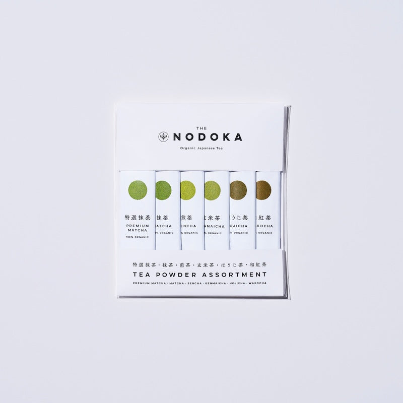 Assortiment van 6 Japanse theesoorten