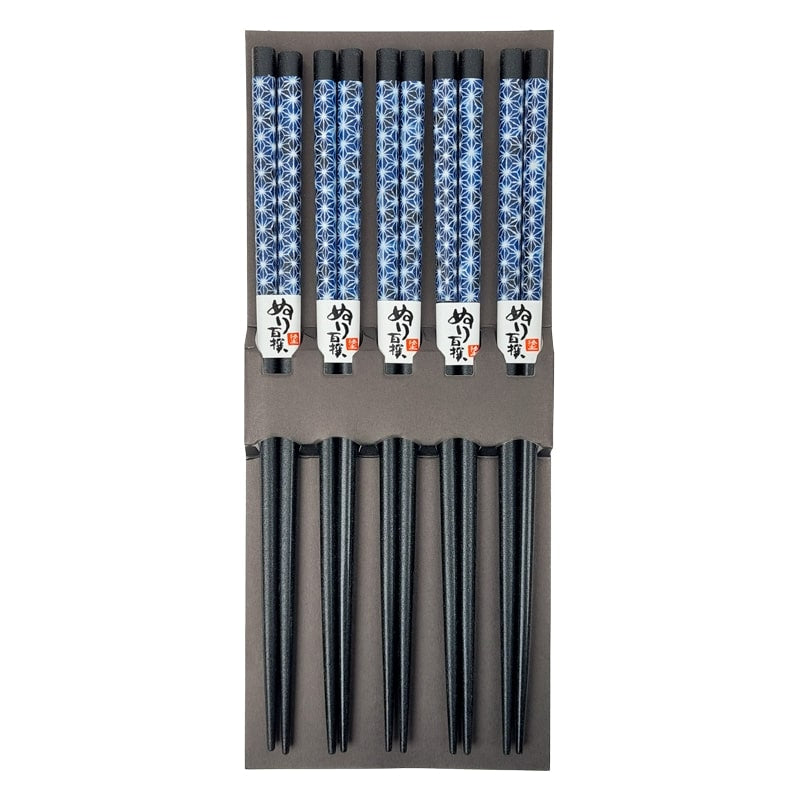 Japanse eetstokjes Asanoha Blauw