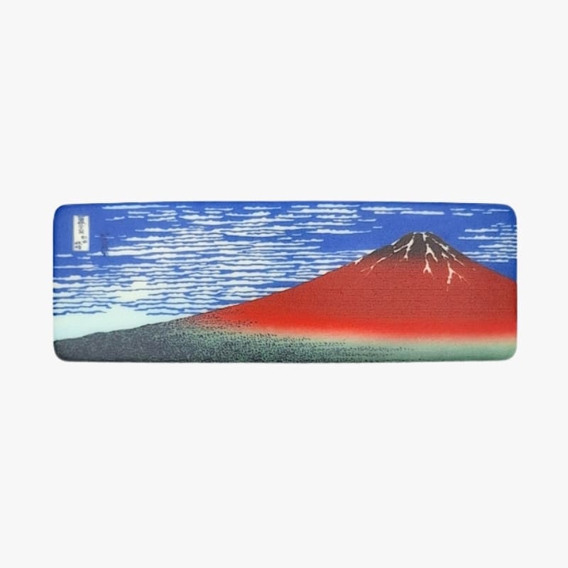 Japanse haarspeld Mount Fuji Rood