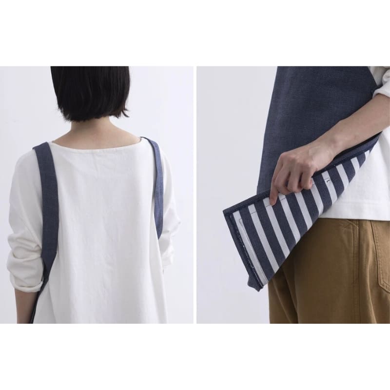 Blauw Japans Schort - Unisex