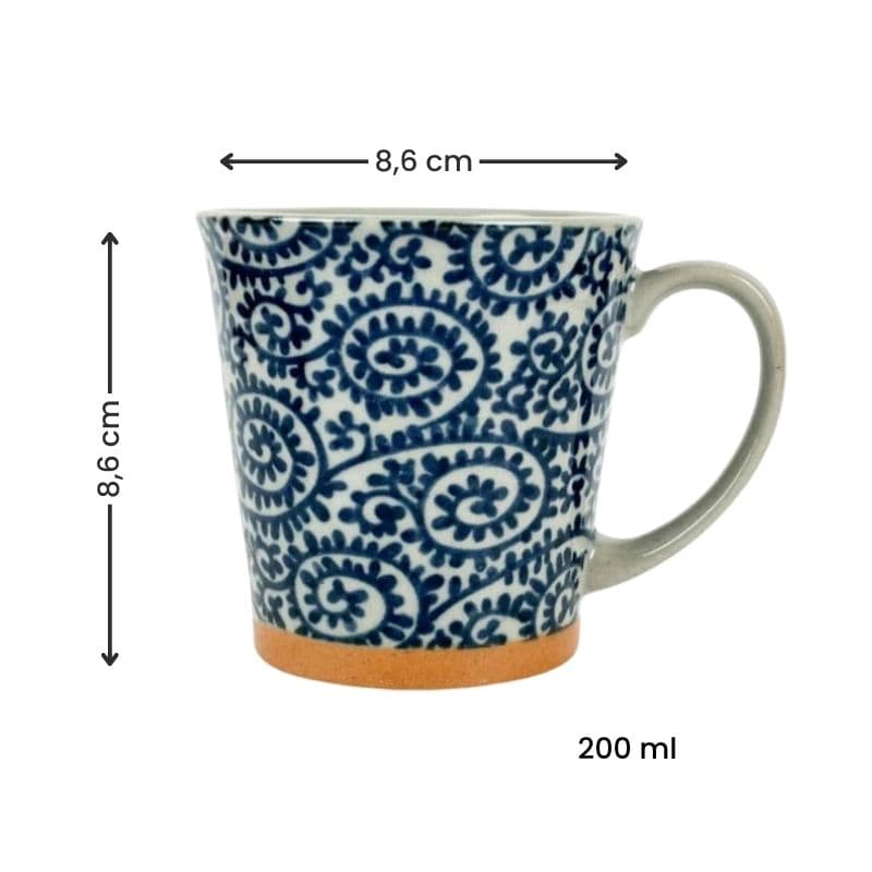 Blauwe Japanse Mok - Karakusa