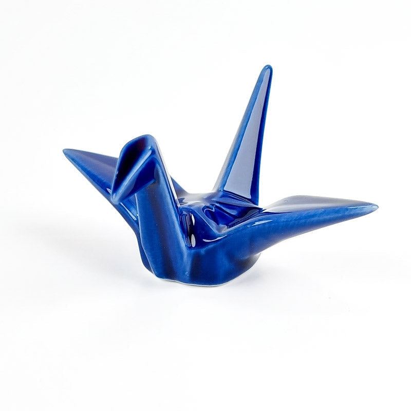 Blauwe Origami Eetstokjes Steun