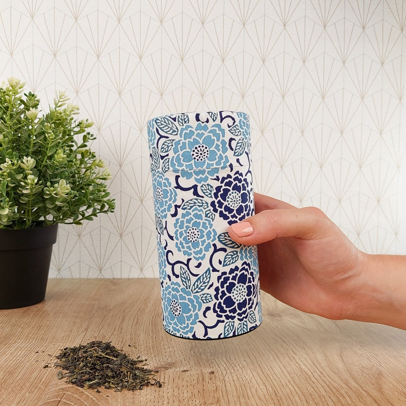 Blauwe Washi Theebus