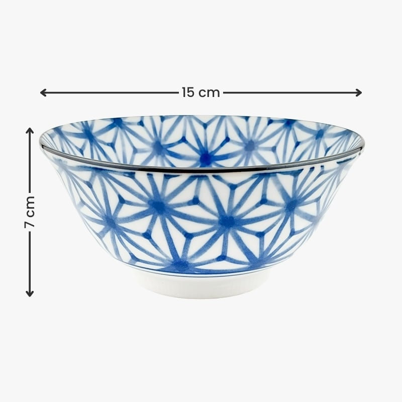 Japanse kom Donburi Asanoha