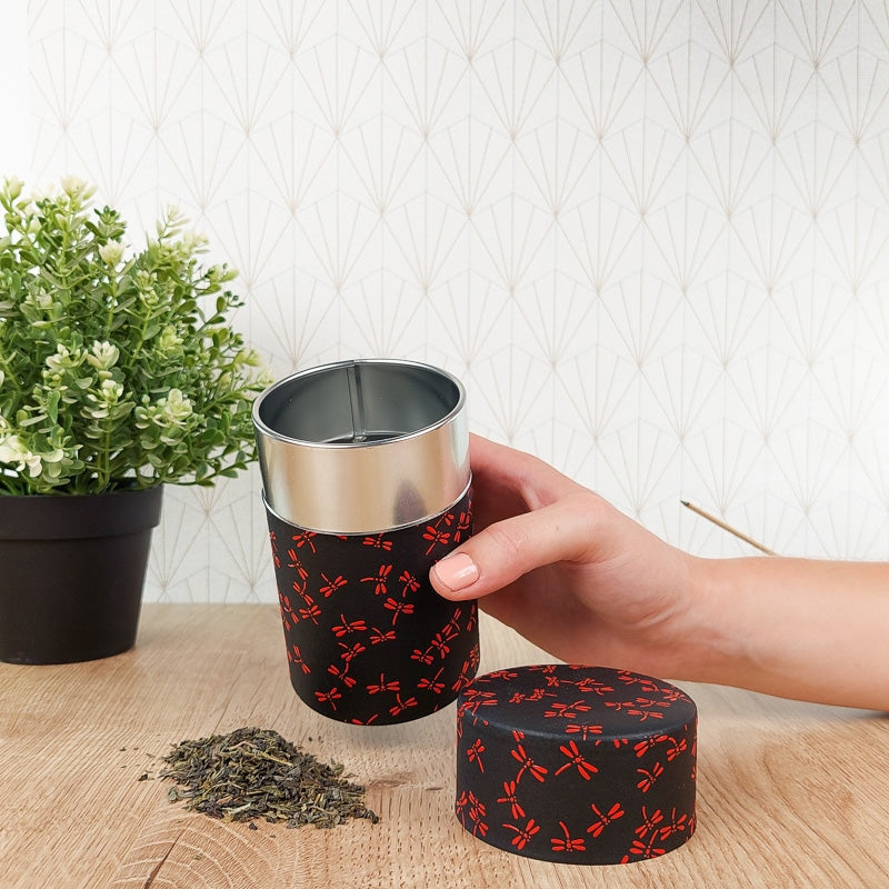 Bulk Theeblik - Zwarte Libelle