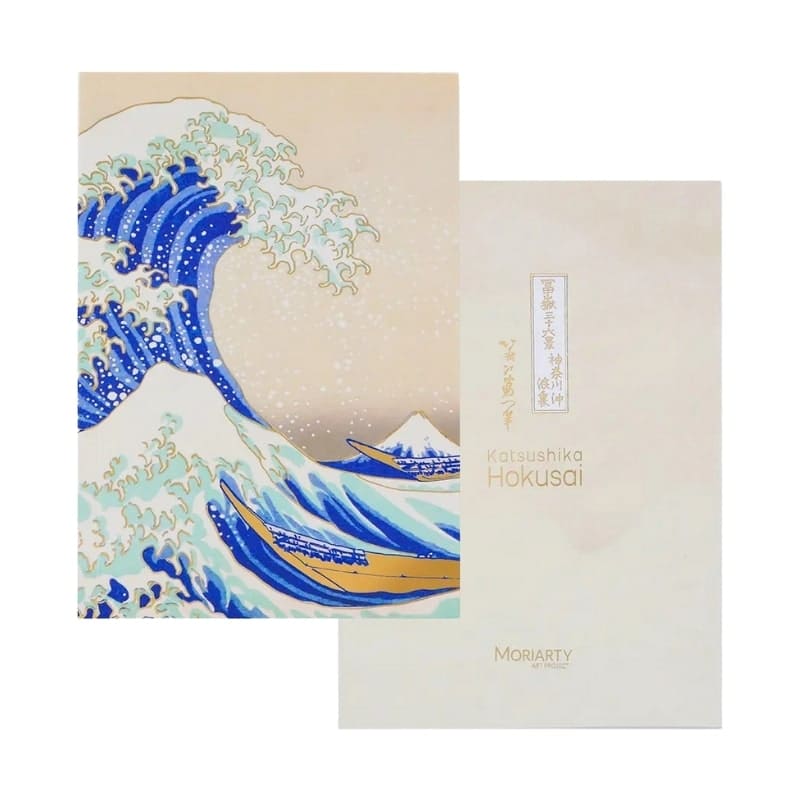 Grote golf van Kanagawa notitieboek