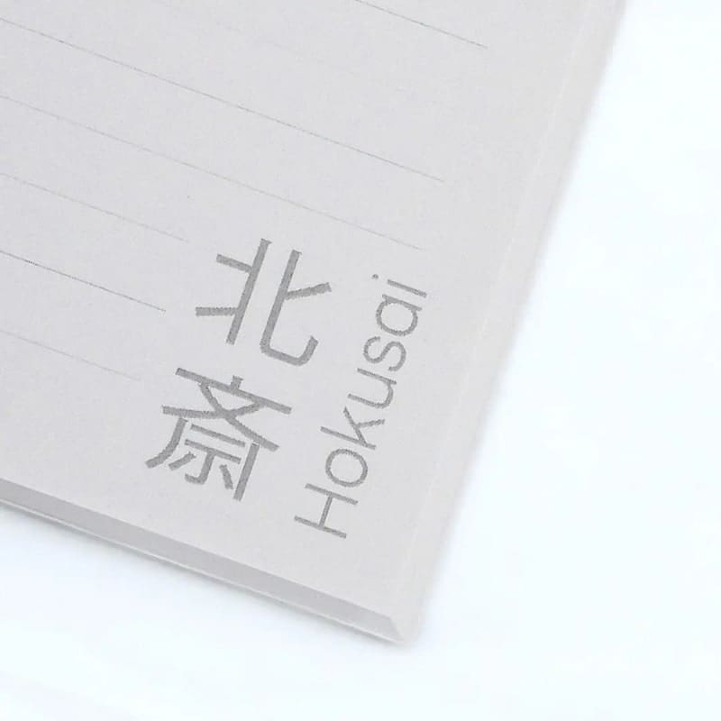 Grote golf van Kanagawa notitieboek