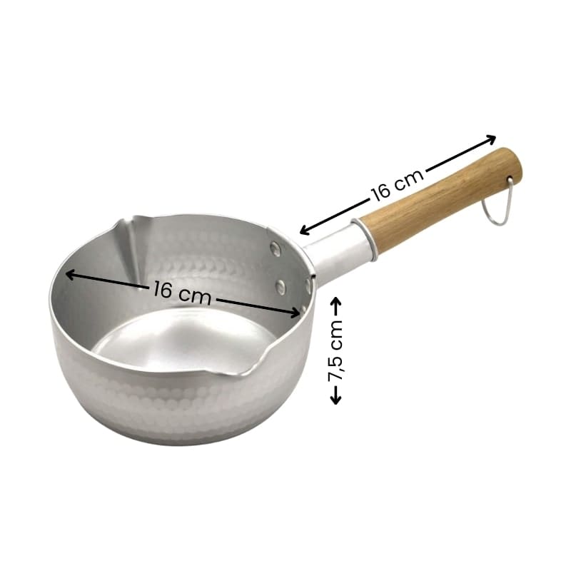 Japanse Yukihira steelpan - 16 cm
