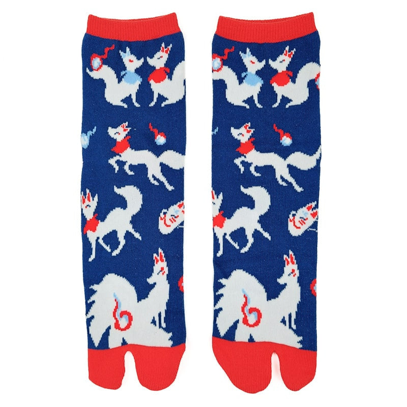 Chaussettes Japonaises Kitsune - EU 35-39