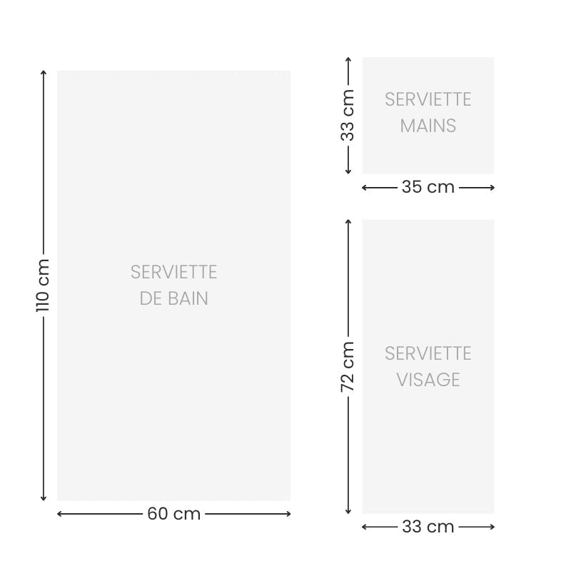Ecologische Japanse Handdoekset