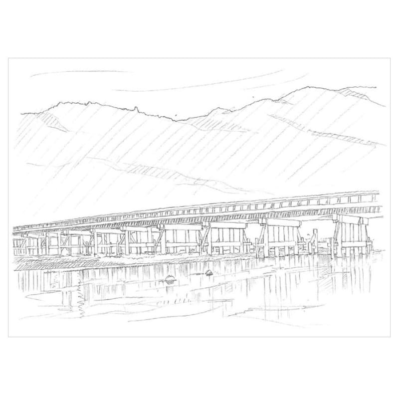 Kleurplaten voor volwassenen: De vier seizoenen van Kyoto