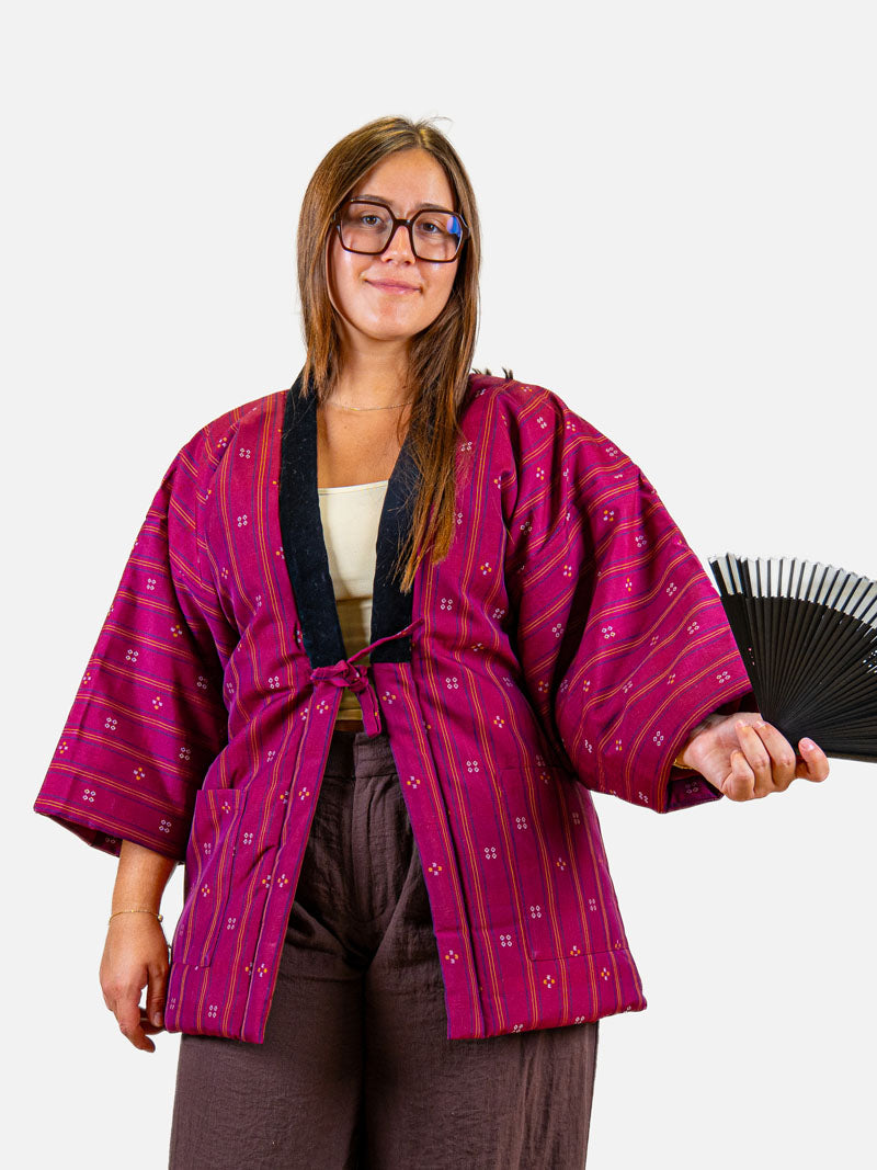 Dames Hanten-jas – Roze Shima ni Hishi ML